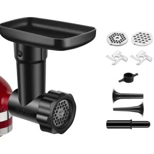 2024 high quality Food Grinder Attachment for Kitchenaid Stand Mixers, as Meat Mincer Accessory including Sausage Stuffer Tubes