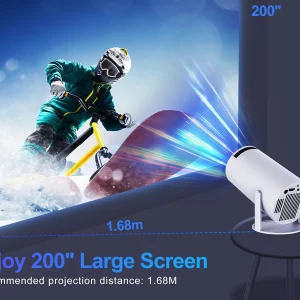Magcubic HY300 Pro Projector 290ANSI Native 720P Wireless Screen Mirroring System Dual Band WiFi Hi-chip A3100 for Home Theater