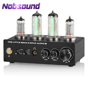 Nobsound T9 Mini Tube Phono Preamp MM/MC | 6E2 | Headphone Amp