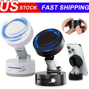 360 Foldable Car Mobile Phone Magnetic Stand Portable Multi-functional Vacuum