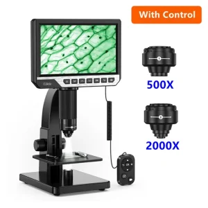 Elikliv EDM11S 2000X Digital Microscope, 7" IPS, 12MP, Dual Lens
